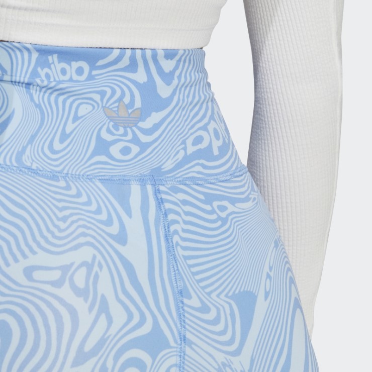 Shorts De Ciclista Con Estampado De Mármol Sky Adidas