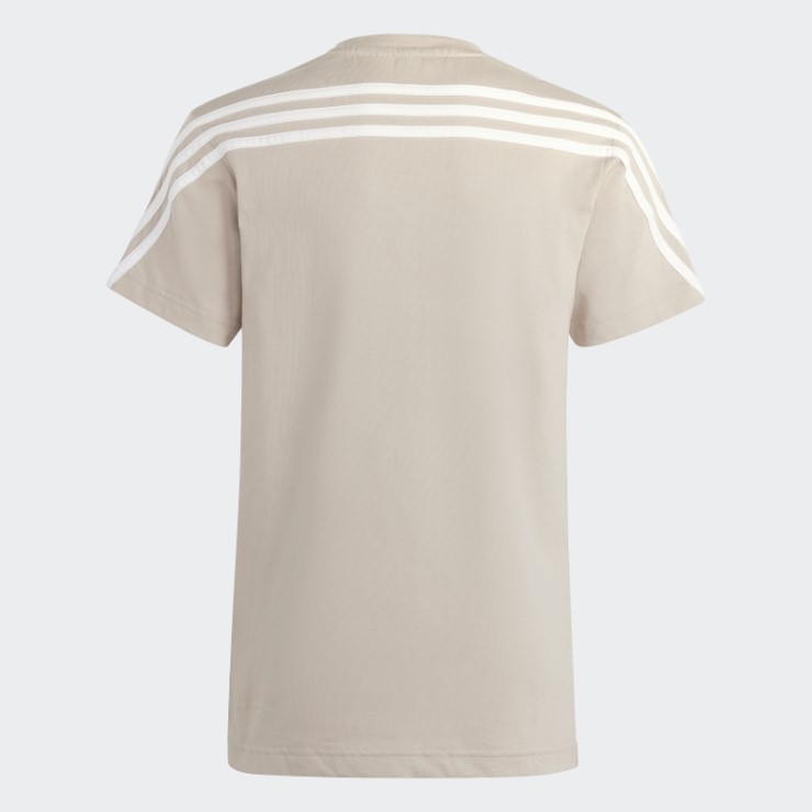 Camiseta Taupe Future Icons 3 Rayas Adidas