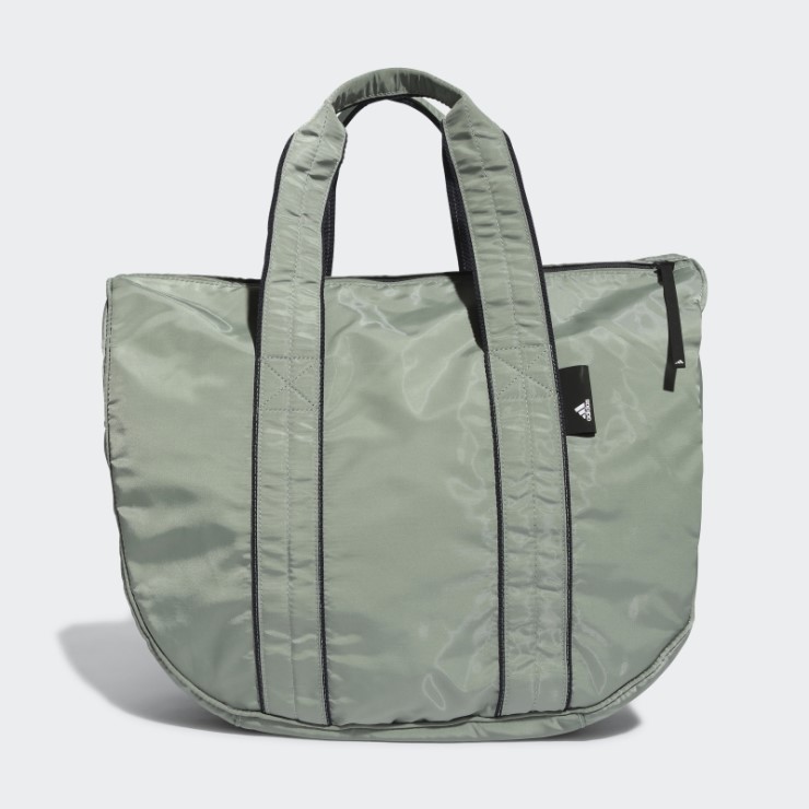 Bolso De Hombro Adidas Studio Tote Plata Verde