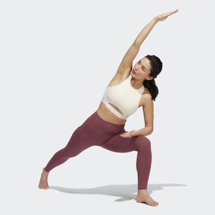 Adidas Yoga 4 Elementos 7/8 Mallas Moda Burdeos