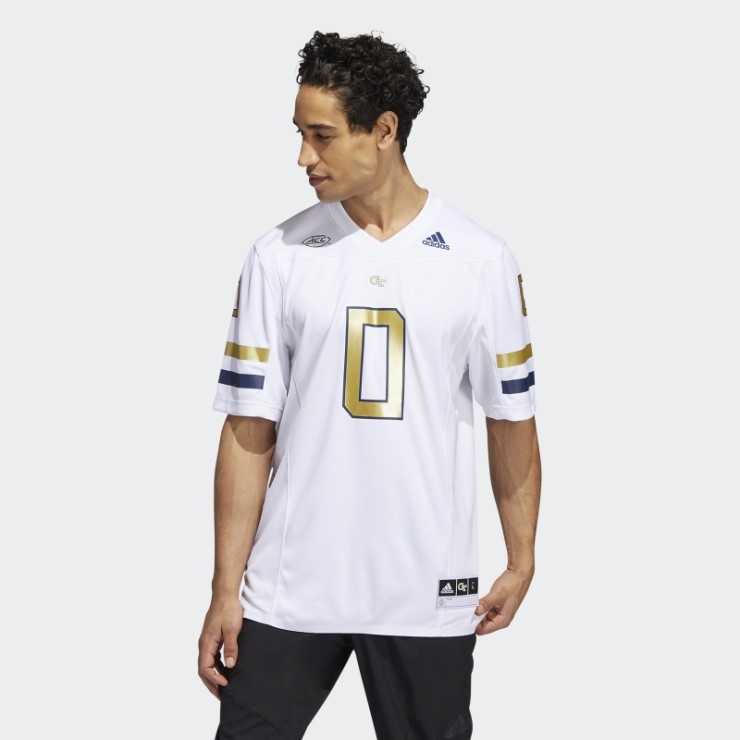 Camiseta Adidas Georgia Tech Classic Primera Equipación Blanca