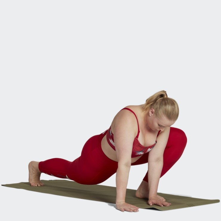 Adidas Thebe Magugu Studio Light-support Bra (talla Grande) Rojo