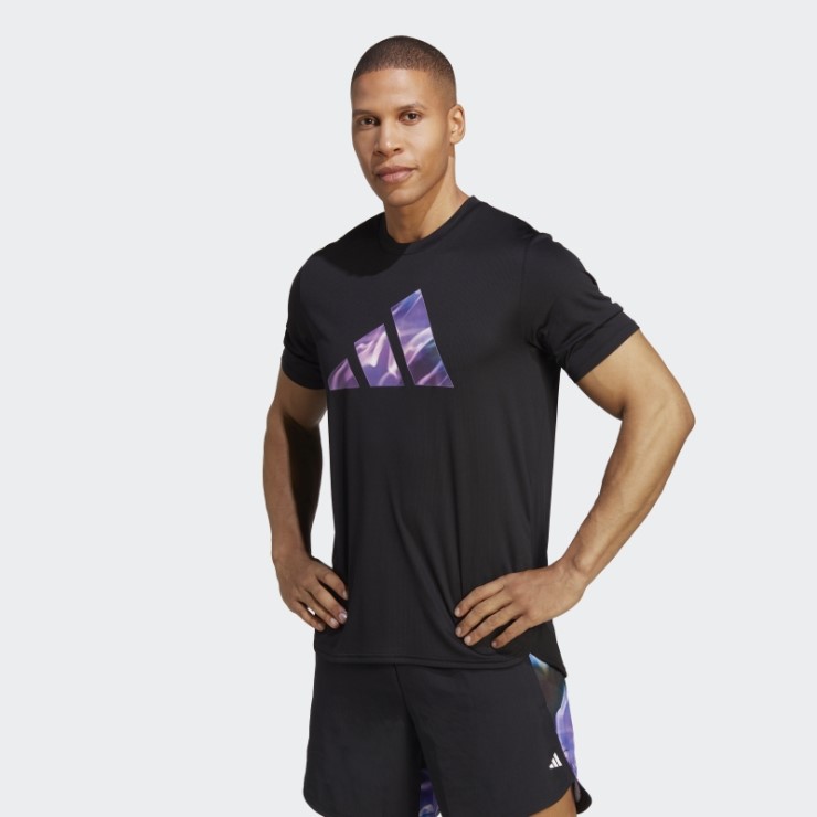 Camiseta De Entrenamiento Negra Diseñada Para El Movimiento Hiit Adidas