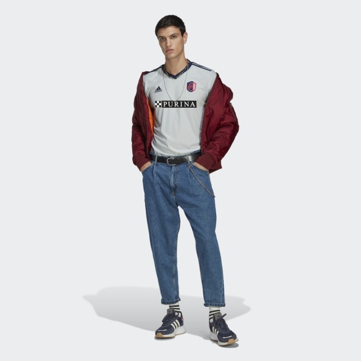 Gris Adidas St. Camiseta Louis City Sc 23 Segunda