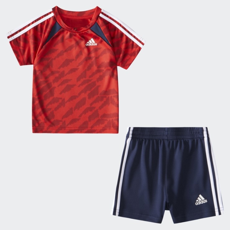 Conjunto Corto De Camiseta De Fútbol Scarlet Ib Adidas
