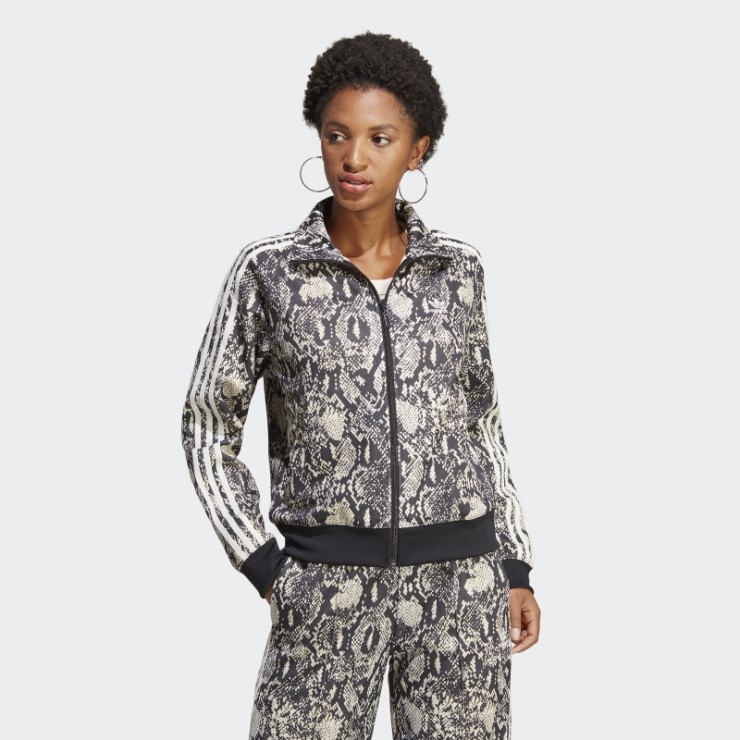 Chaqueta De Chándal Adidas Python Allover Print Negro