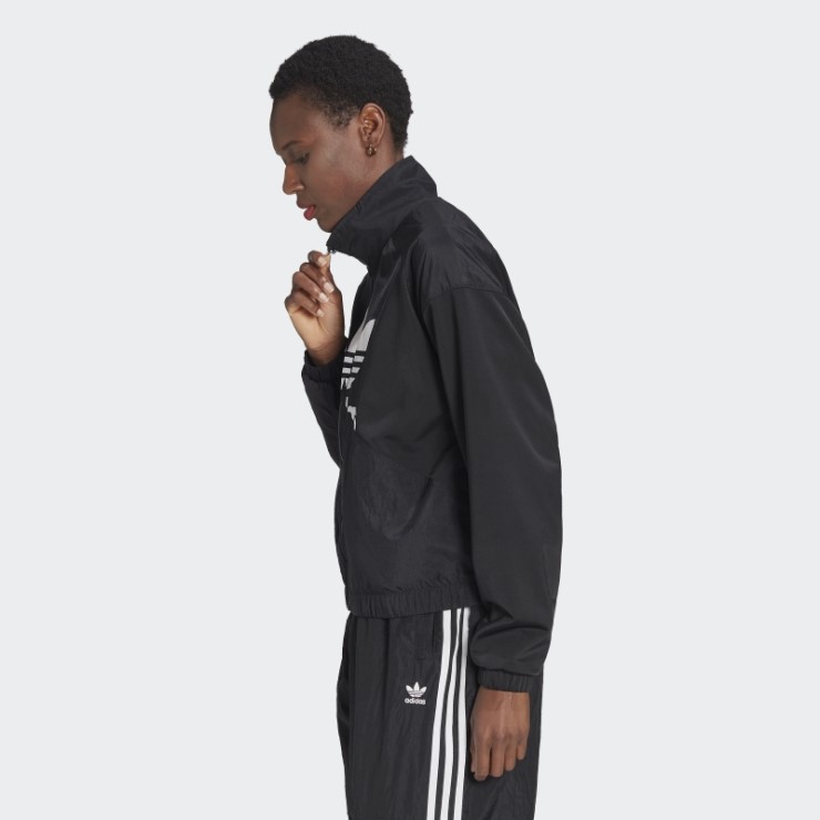 Adidas Chaqueta De Chándal Negra Adicolor Split Trefoil