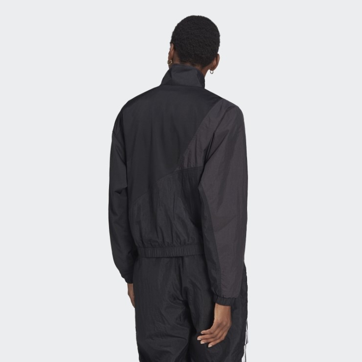 Adidas Chaqueta De Chándal Negra Adicolor Split Trefoil