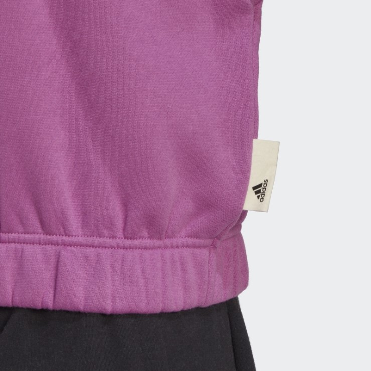 Sudadera Lila Adidas Studio Lounge Loose Fit