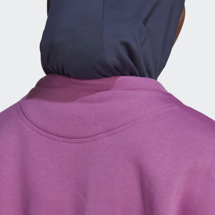 Sudadera Lila Adidas Studio Lounge Loose Fit