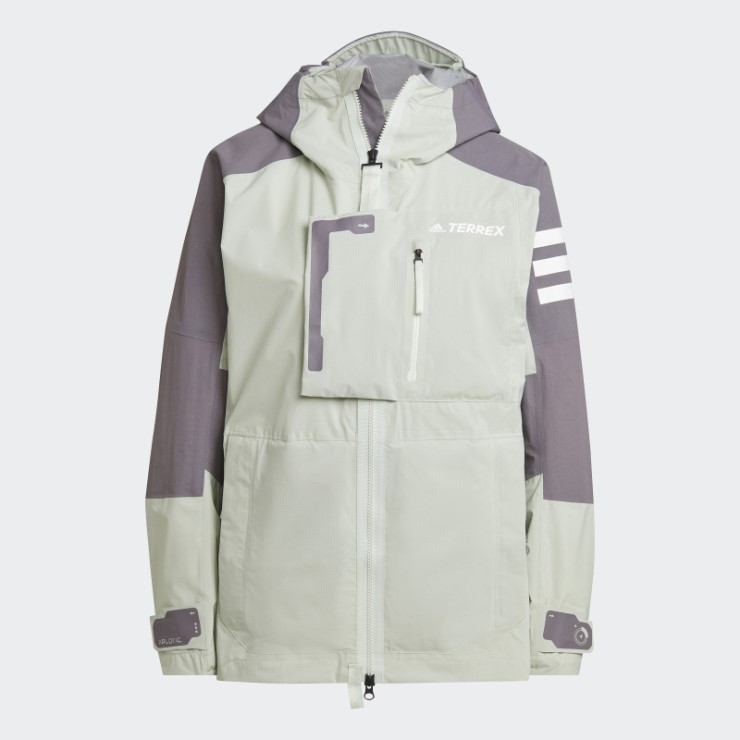 Adidas Terrex Xploric Rain.rdy Chaqueta De Senderismo Gris Rastro