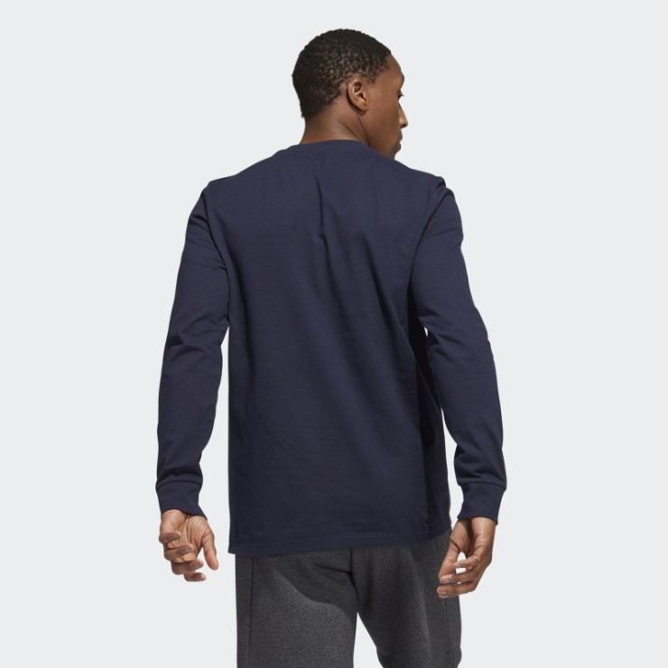 Adidas Camiseta De Manga Larga Con Gráfico Deportivo Dinámico De Tinta