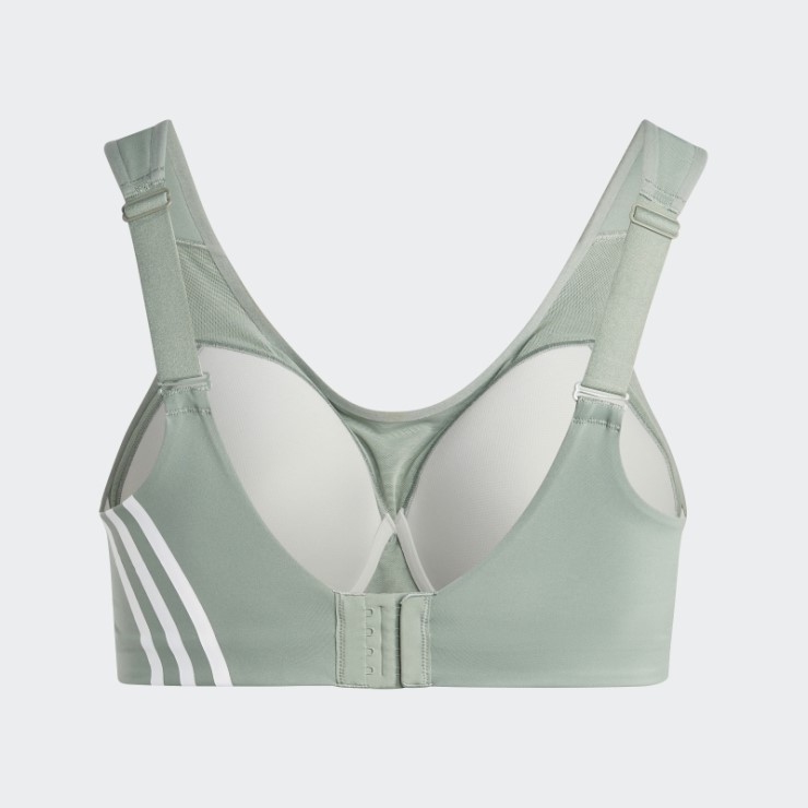 Adidas Tlrd Impact Training High-support Bra (talla Grande) Verde Plateado Caliente