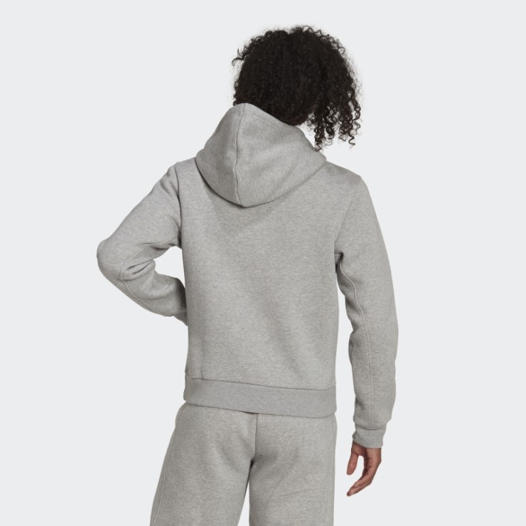 Adidas All Szn Fleece Full-zip Hoodie Gris Medio Moda