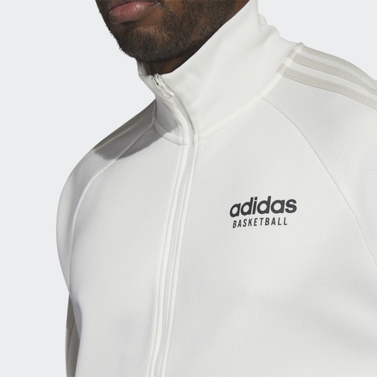 Chaqueta Adidas Basketball Select Blanca