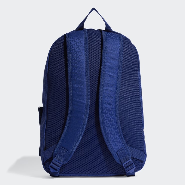 Mochila Con Monograma Jacquard Trefoil Azul Victoria Adidas