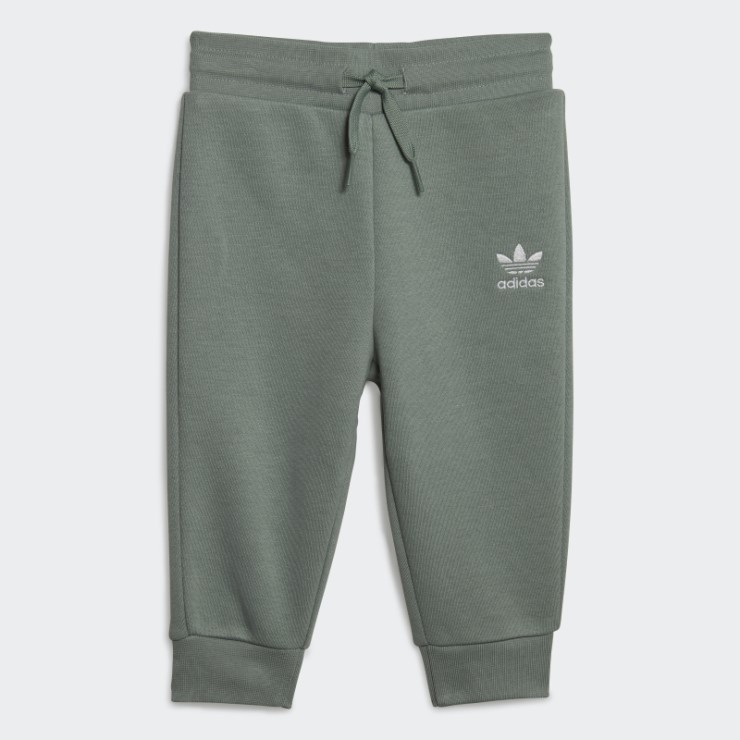 Sudadera Con Capucha Adicolor Conjunto Adidas Plata Verde