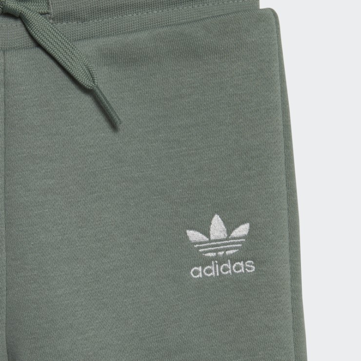 Sudadera Con Capucha Adicolor Conjunto Adidas Plata Verde