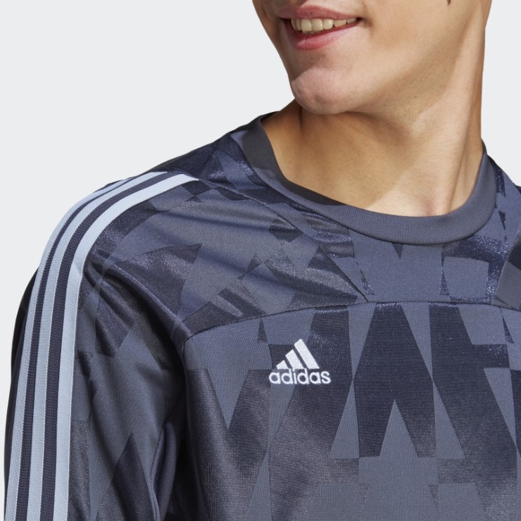 Camiseta Tiro Manga Larga Adidas Azul Marino