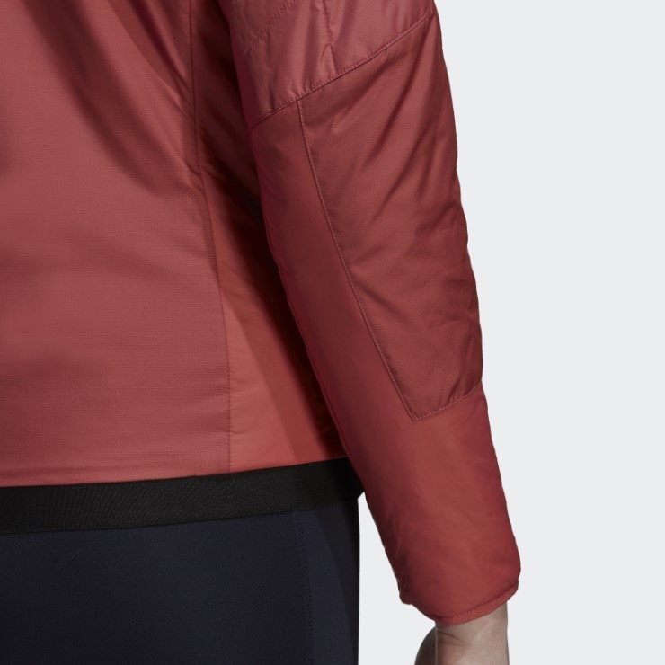 Adidas Terrex Chaqueta Con Aislamiento Multisintético Rojo