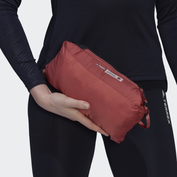 Adidas Terrex Chaqueta Con Aislamiento Multisintético Rojo