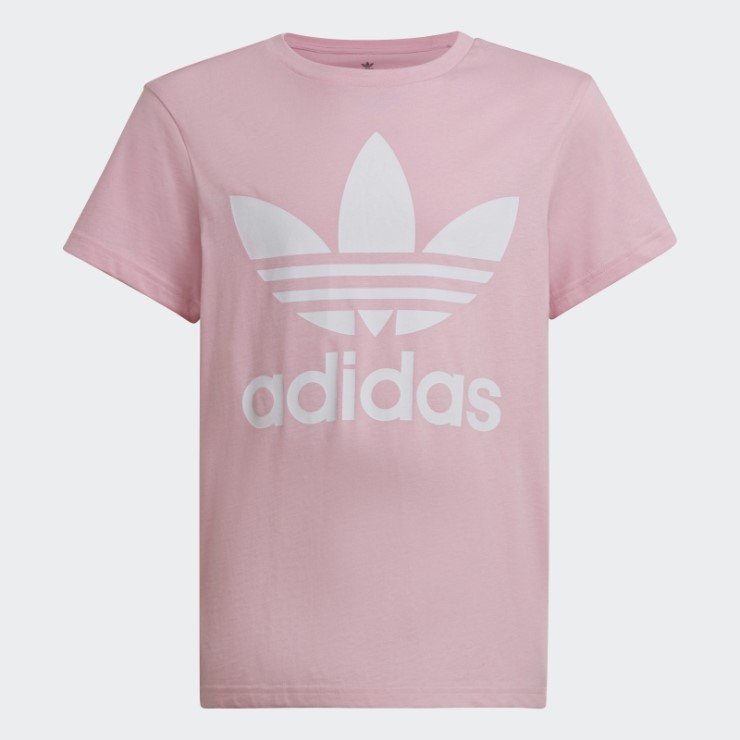 Camiseta Trefoil Rosa Adidas