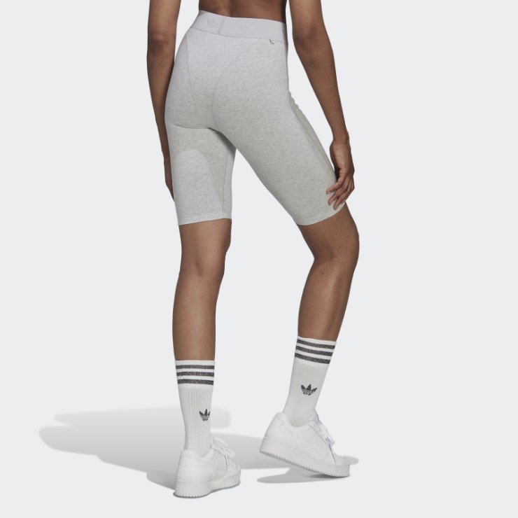 Bike Loungewear Leggings Adidas Gris Claro Jaspeado