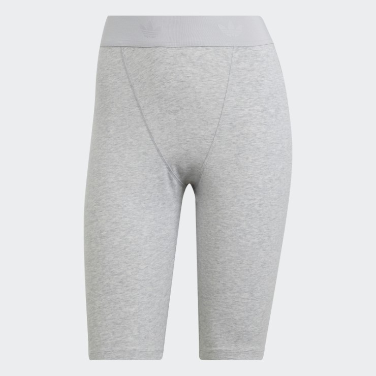 Bike Loungewear Leggings Adidas Gris Claro Jaspeado