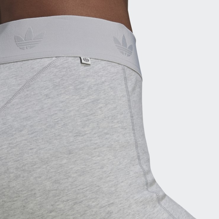 Bike Loungewear Leggings Adidas Gris Claro Jaspeado