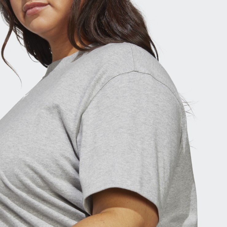 Camiseta Adidas Adicolor Essentials Gris Medio (talla Grande)