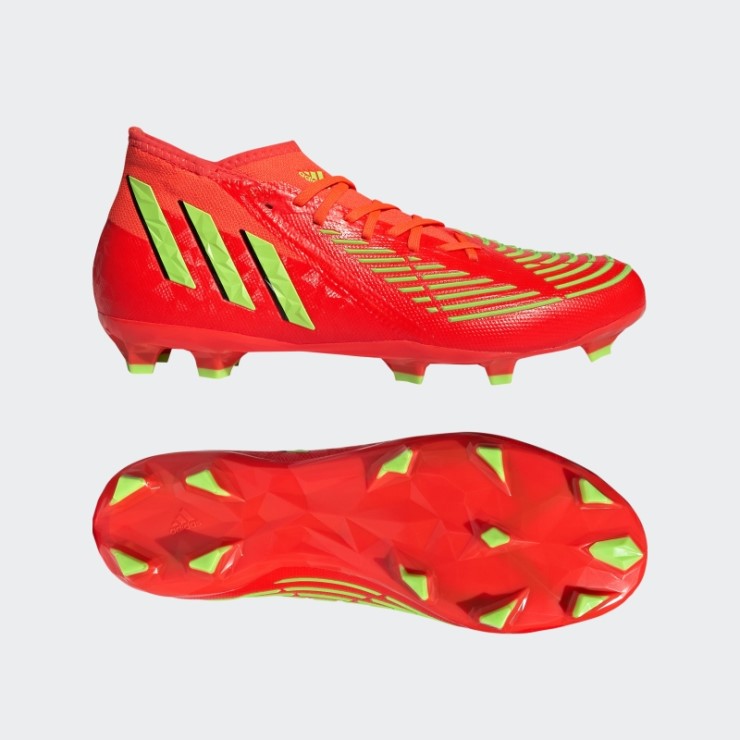 Rojo Adidas Predator Edge.2 Tacos Para Terreno Firme