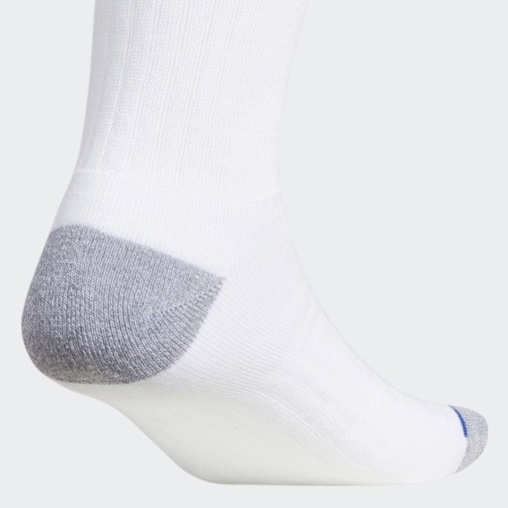 Blanco Adidas Classic Cushioned Crew Calcetines 3 Pares