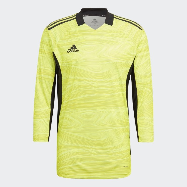 Camiseta De Portero Condivo 21 Primeblue Manga Larga Amarillo ácido Adidas