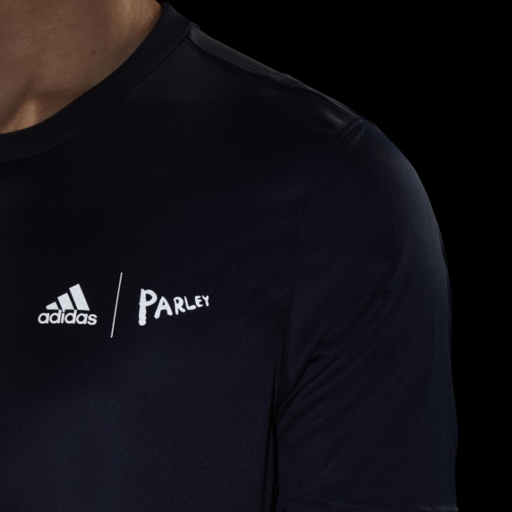 Camiseta De Running Adidas X Parley De Moda Tinta