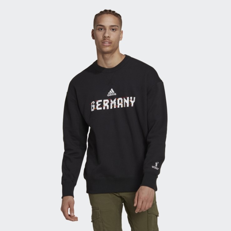 Sudadera Negra Adidas Copa Mundial 2022 Alemania