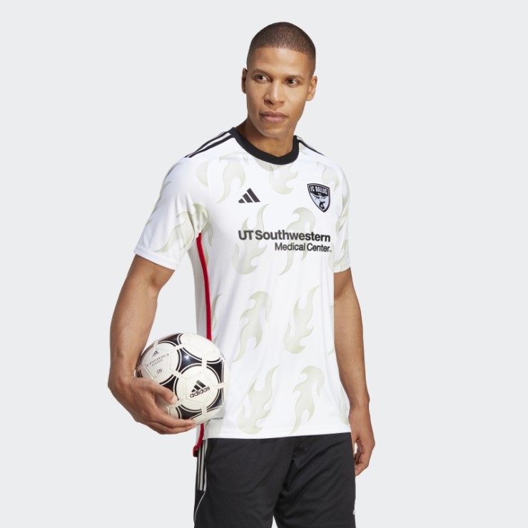 Camiseta Fc Dallas 23/24 Segunda Equipación Blanco Adidas