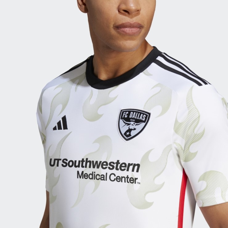 Camiseta Fc Dallas 23/24 Segunda Equipación Blanco Adidas