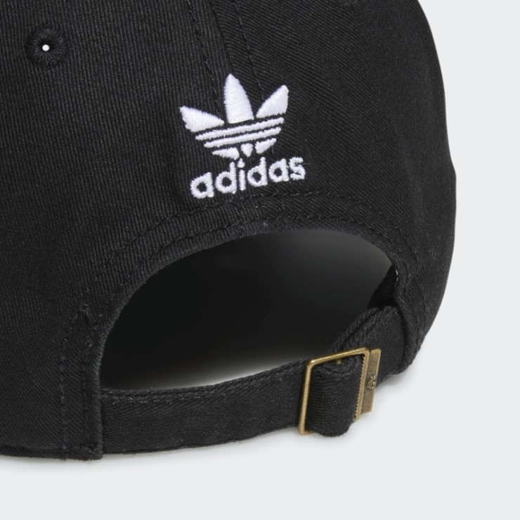Adidas Gorra Holgada Con Lavado Negro