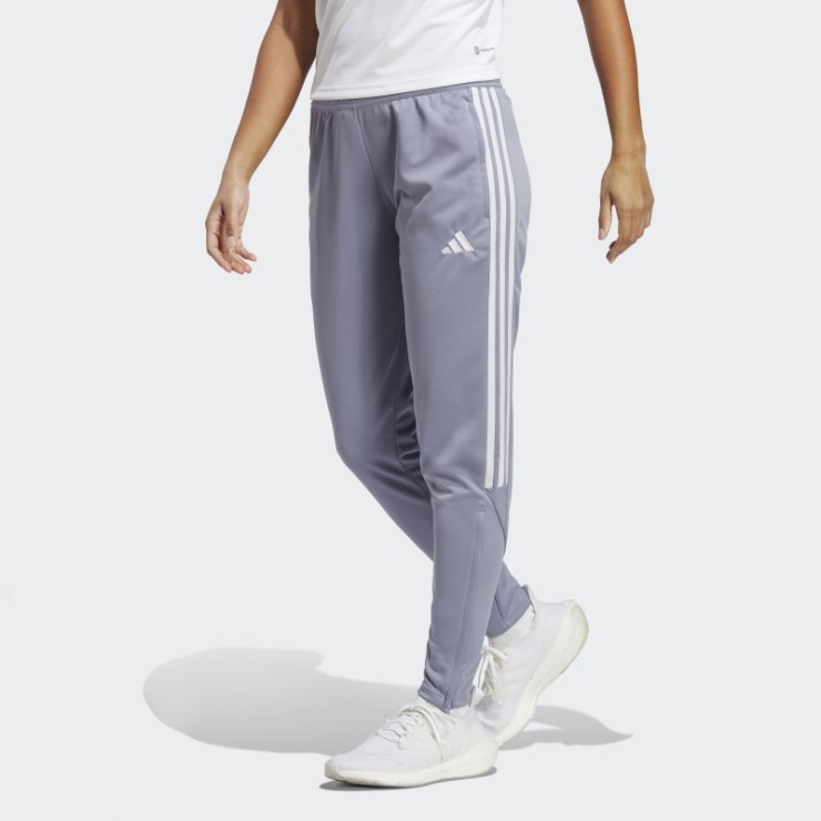 Pantalon Tiro Violeta Plata Adidas