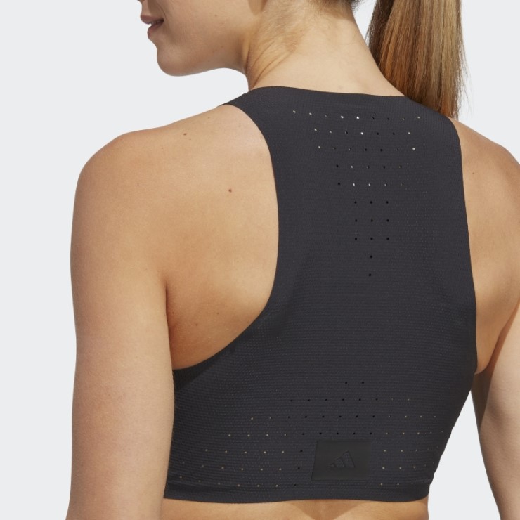 Lo Mejor De La Moda Negra De La Camiseta Sin Mangas Ajustada Adidas