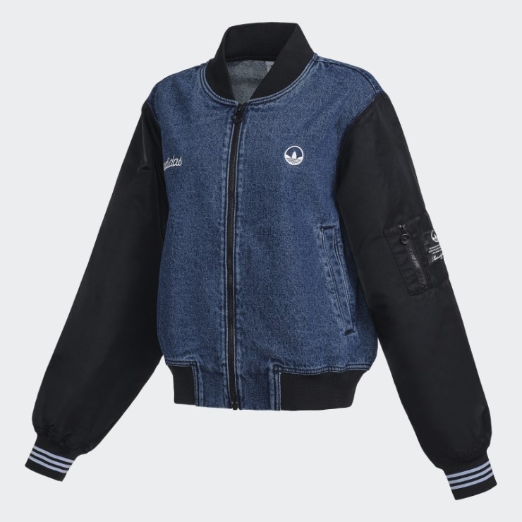 Chaqueta Vaquera Colegial Azul índigo Denim Adidas