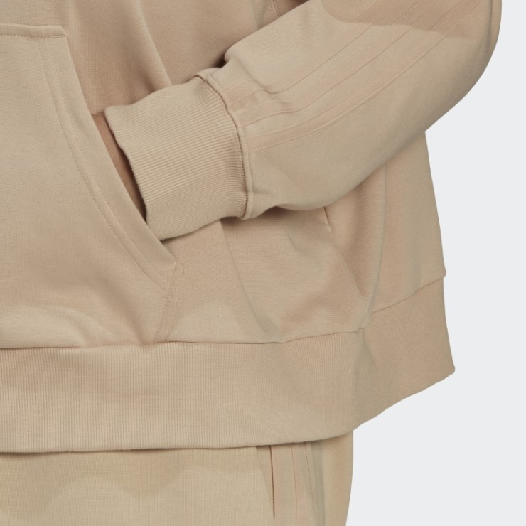 Sudadera Beige Con Cordones Always Original (tallas Grandes) Adidas