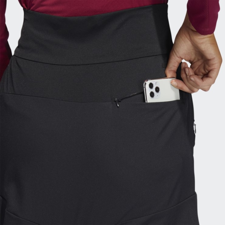 Falda Pantalón Negra Con Volantes Adidas