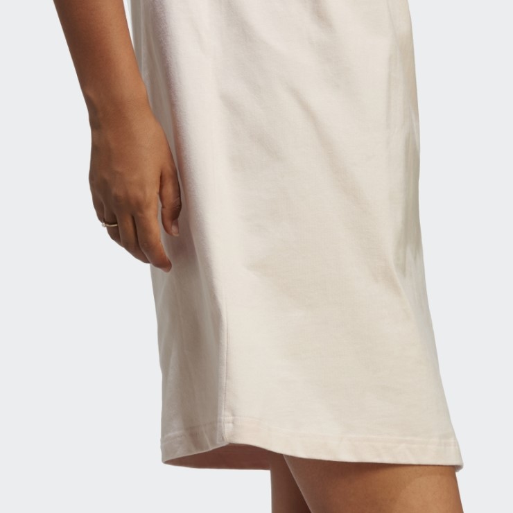 Vestido Estilo Boyfriend Con 3 Rayas Y Diseño Básico De Cuarzo Adidas