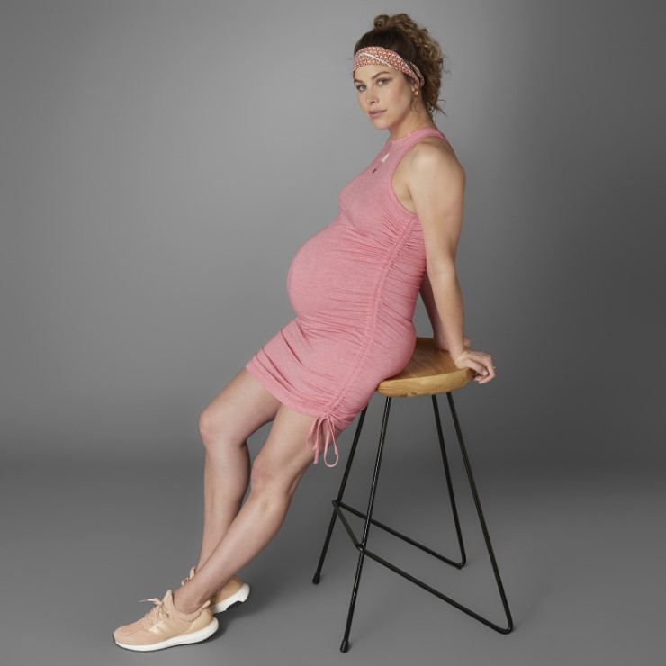 Vestido Premamá Hazy Rose Mel Adidas Grow Positivity