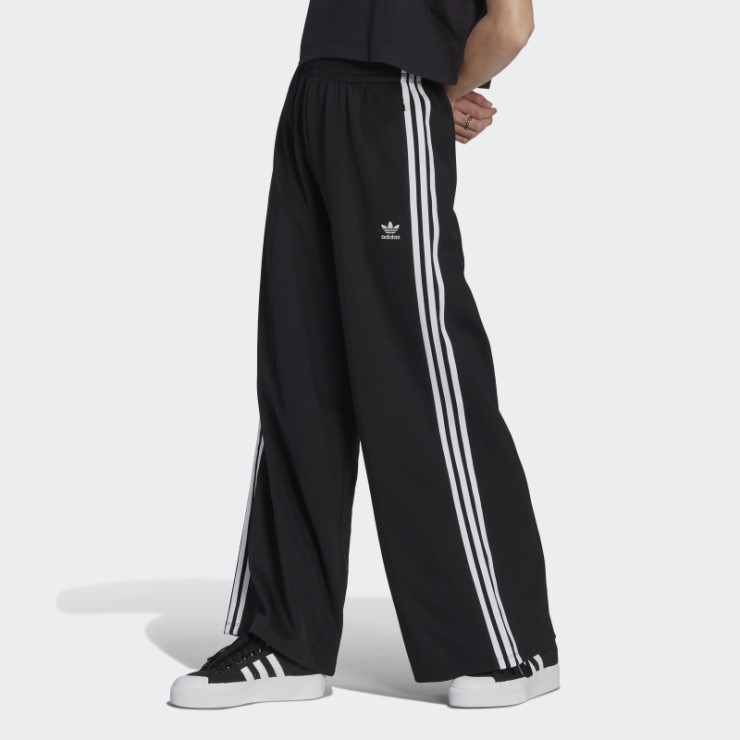 Pantalon Adicolor Classics Pernera Ancha Negro Adidas