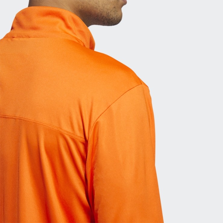 Under The Lights Top De Punto De Manga Larga Con Cremallera 1/4 Adidas Naranja