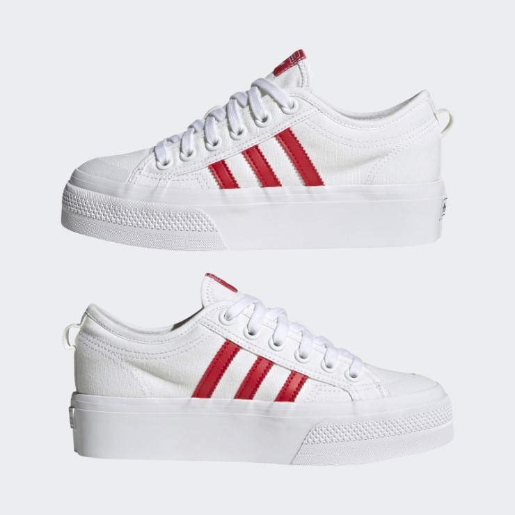 Adidas Nizza Plataforma Zapatos Escarlata