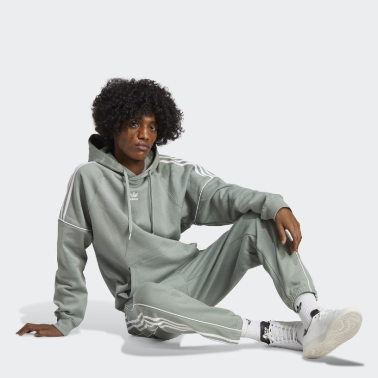 Adidas Rekive Sudadera Con Capucha Verde Plata Caliente