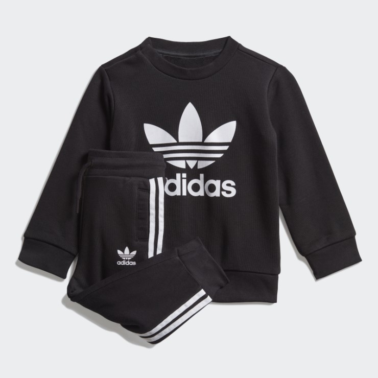 Conjunto De Sudadera Negra Adidas